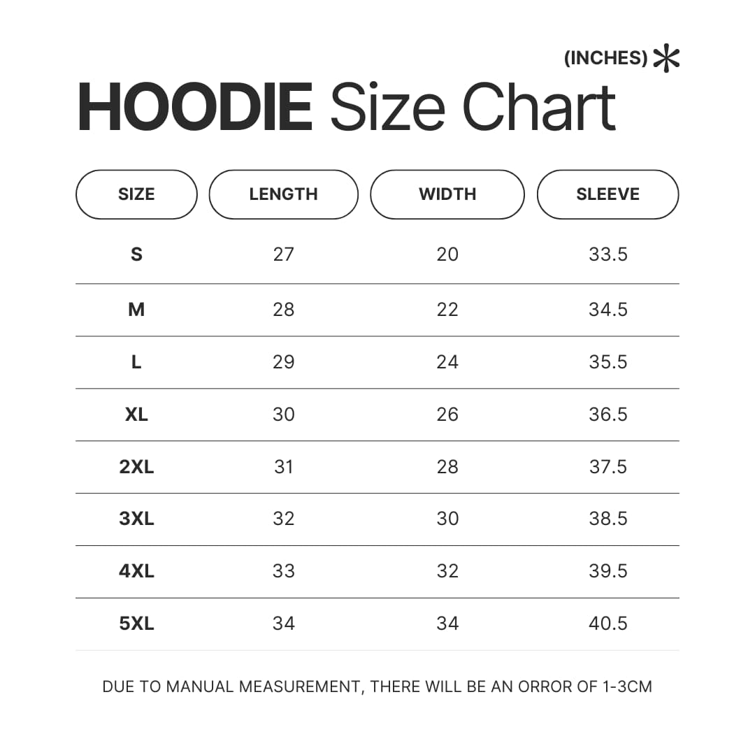 Hoodie Size Chart - Deadliest Catch Store