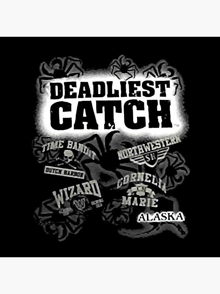 Deadliest Catch Black Throw Pillow - Image 2