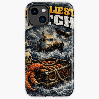 Deadliest Catch Vintage Crab Fishing Design Iphone Case
