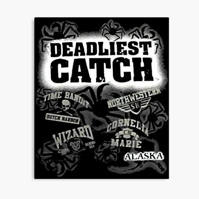 Deadliest Catch Black Poster