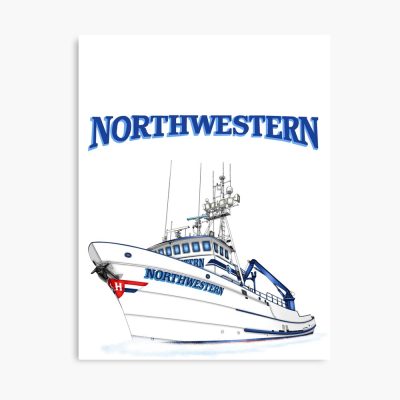 Northwestern Crab Boat Poster