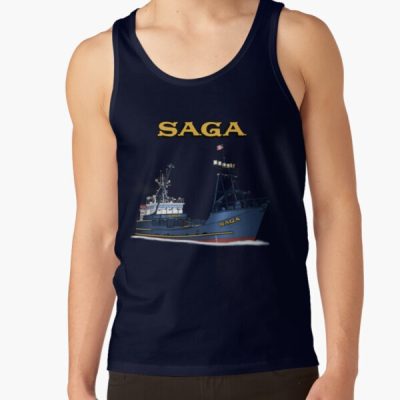 Fv Saga Crab Boat Tank Top
