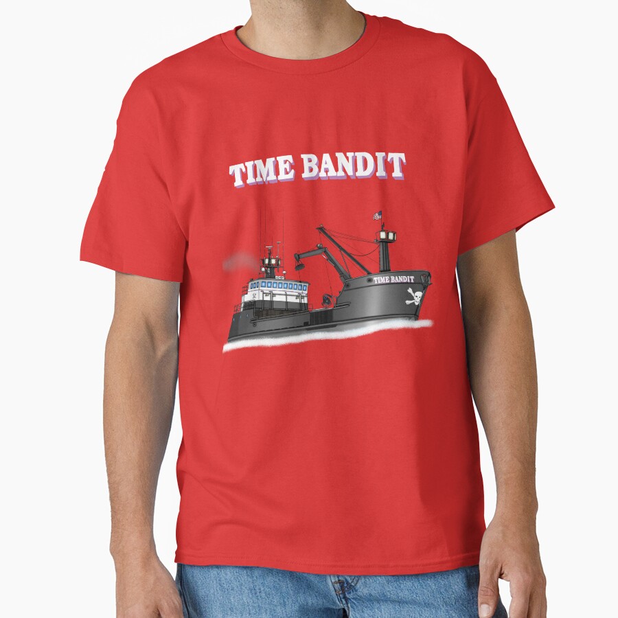 Time Bandit Crab Boat T-shirt - Image 5