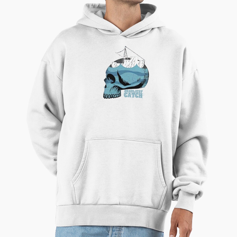 Deadliest Catch Skull Boat Hoodie - Image 2