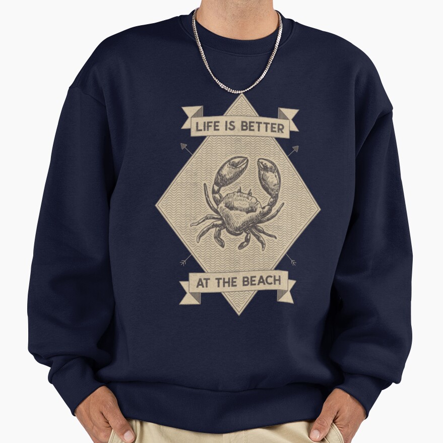 Deadliest Catch Symbol Crab Sweatshirt - Image 5