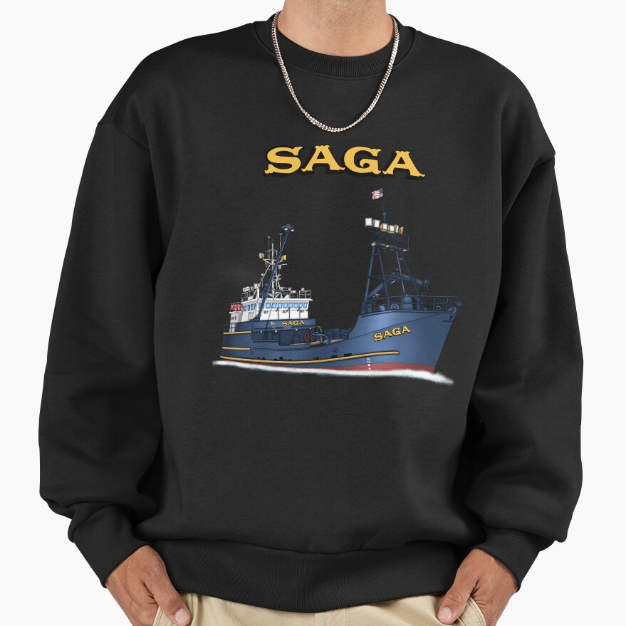 Fv Saga Crab Boat Sweatshirt - Image 3