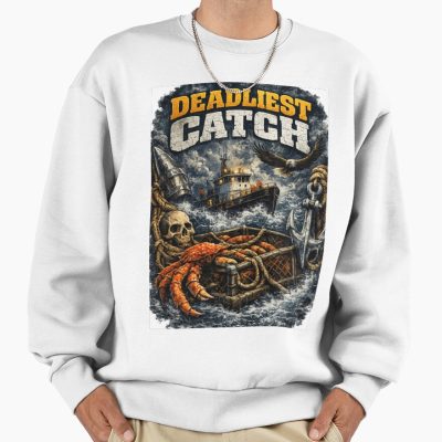 Deadliest Crab Fishing Design Sweatshirt
