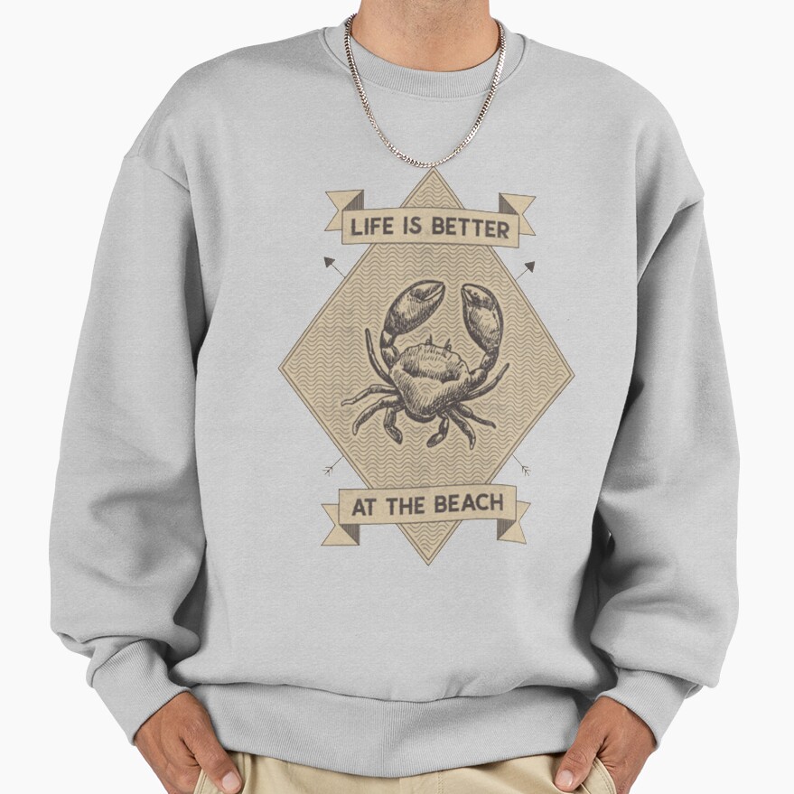 Deadliest Catch Symbol Crab Sweatshirt - Image 4