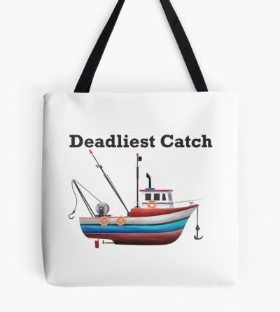Deadliest Catch Ship Art Tote Bag