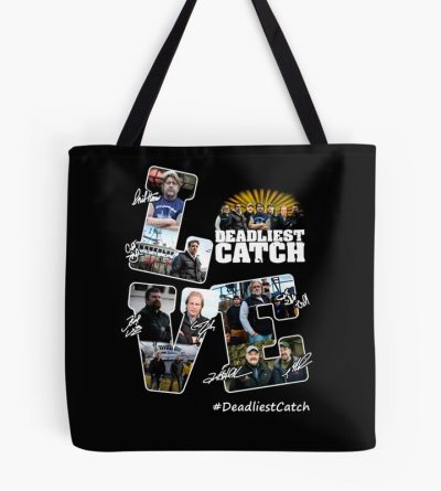 Love Deadliest Catch Signatures Tote Bag