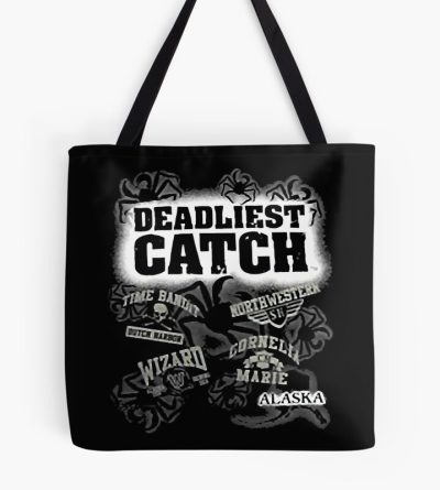 Deadliest Catch Black Tote Bag