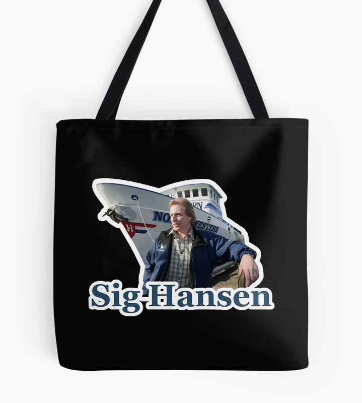 Deadliest Catch Sig Hansen Tote Bag