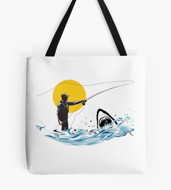 Deadliest Catch Shark Tote Bag