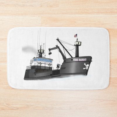 Time Bandit Crab Boat Bath Mat