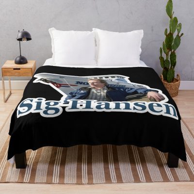 Deadliest Catch Sig Hansen Throw Blanket