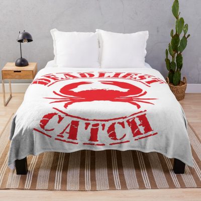 Deadliest Catch Symbol Throw Blanket