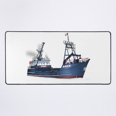 F V Saga Crab Boat Mouse Pad