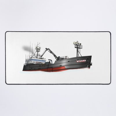 Wizard Crab Boat Mouse Pad