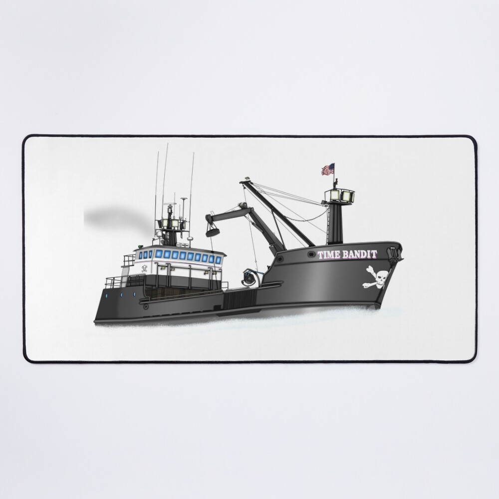 Time Bandit Crab Boat Mouse Pad