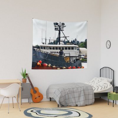 Deadliest Catch Crab Wheelhouse Tapestry