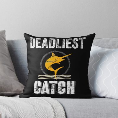 Symbol Deadliest Catch Throw Pillow
