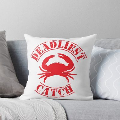 Deadliest Catch Symbol Throw Pillow