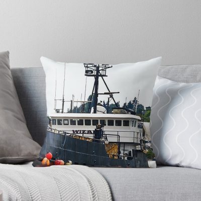 Deadliest Catch Crab Wheelhouse Throw Pillow